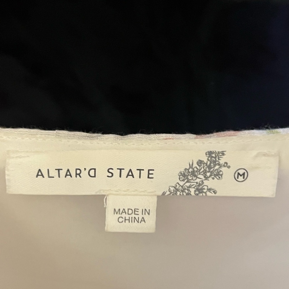Altard State Floral Ruffle Mini Dress - Picture 3 of 4